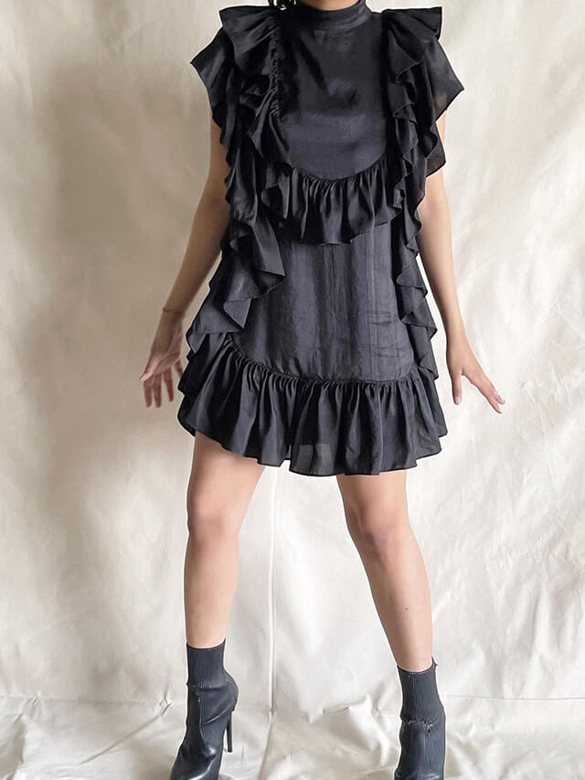 Blazing Yoke Dress