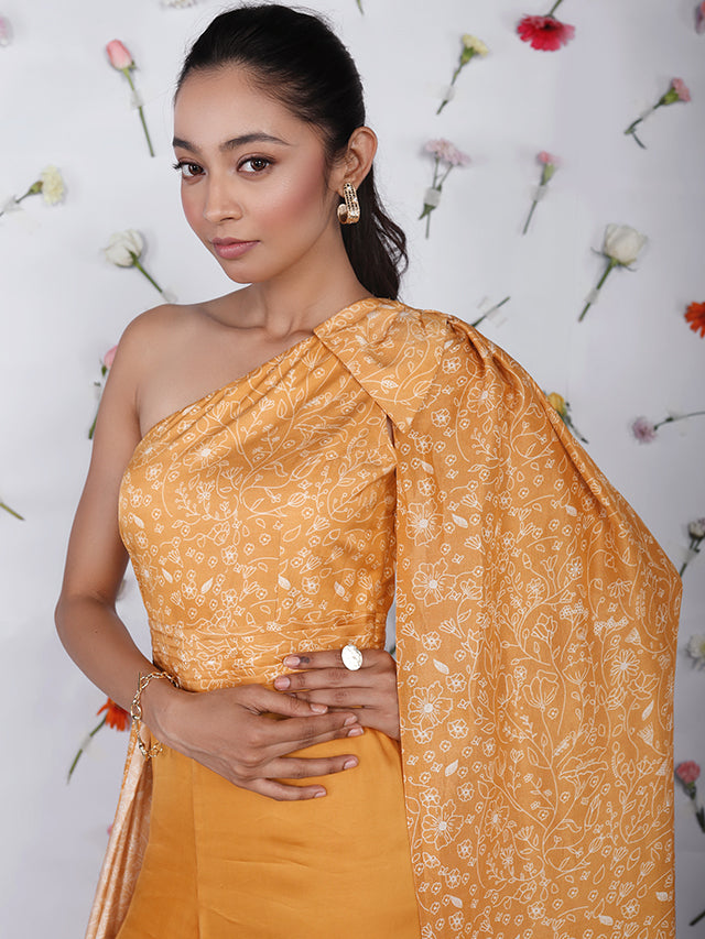 One Shoulder Jumpsuit