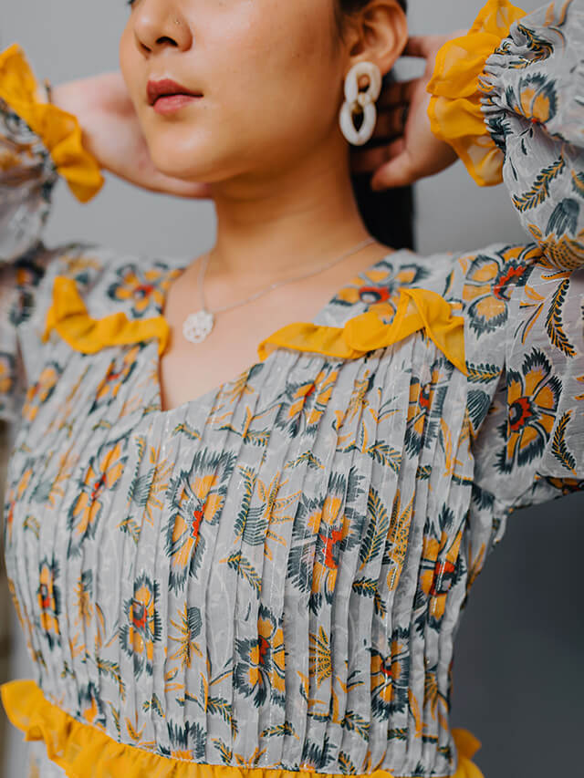 Zennah Frill Dress