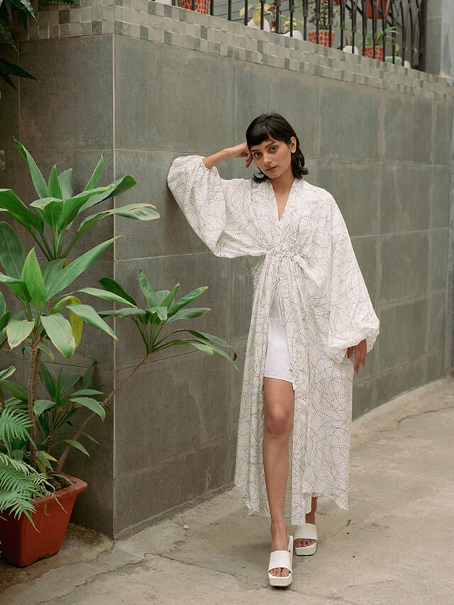 WOMEN'S DRAWSTRING COVERUP DRESS UPF+50