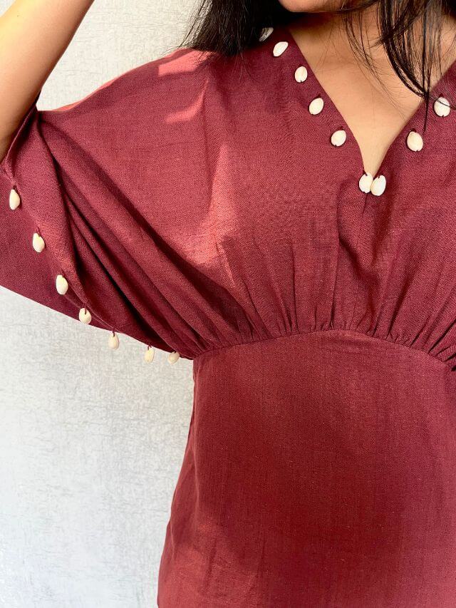 Congo detachable kaftan