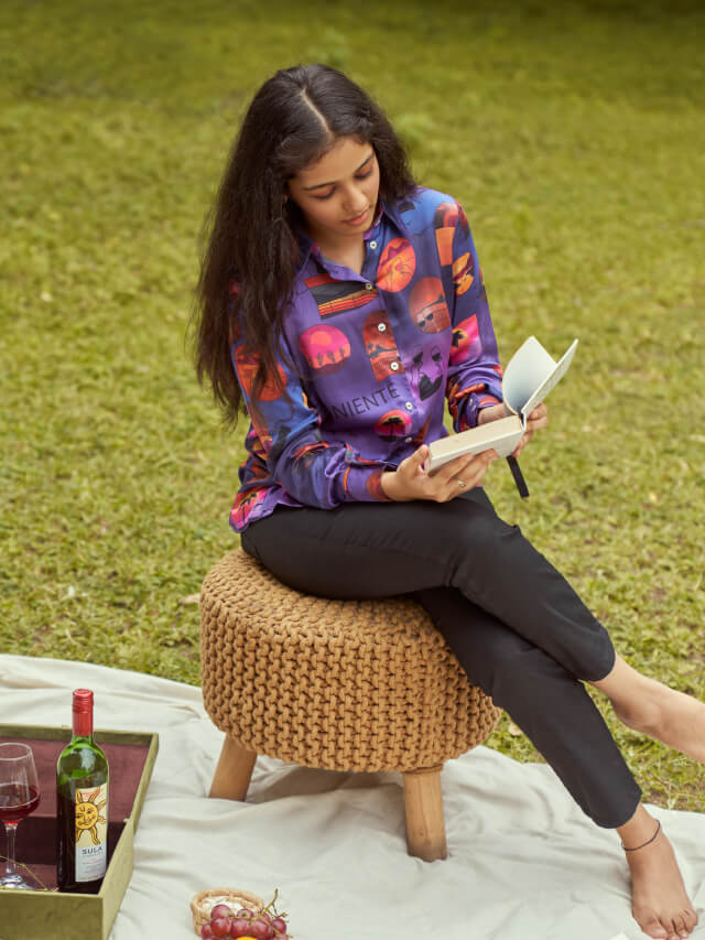 By the Ocean Printed Shirt
