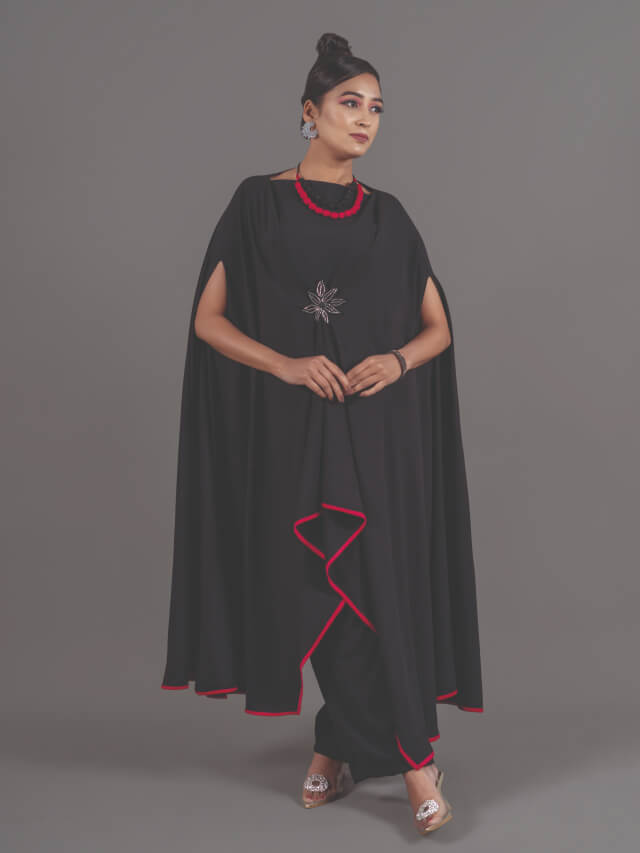 Black Kaftan Set
