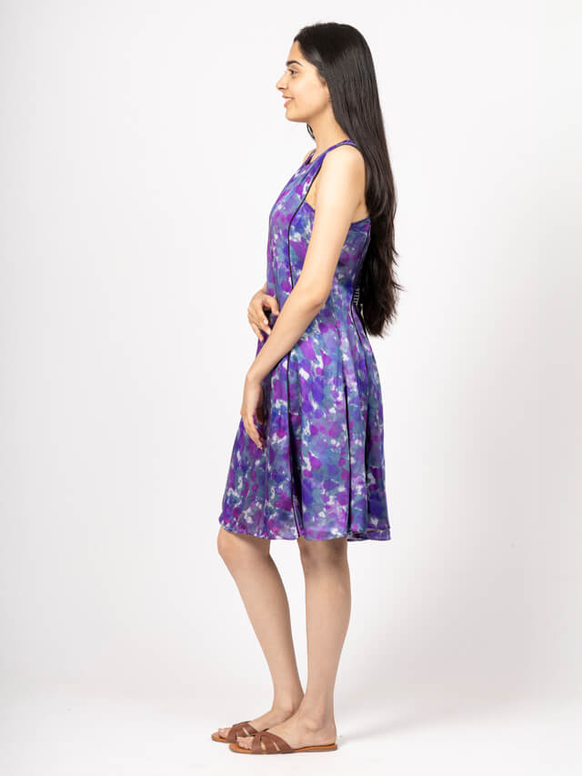 Orchid umbrella dress