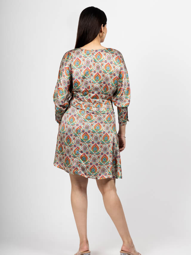 Inricate drama dress