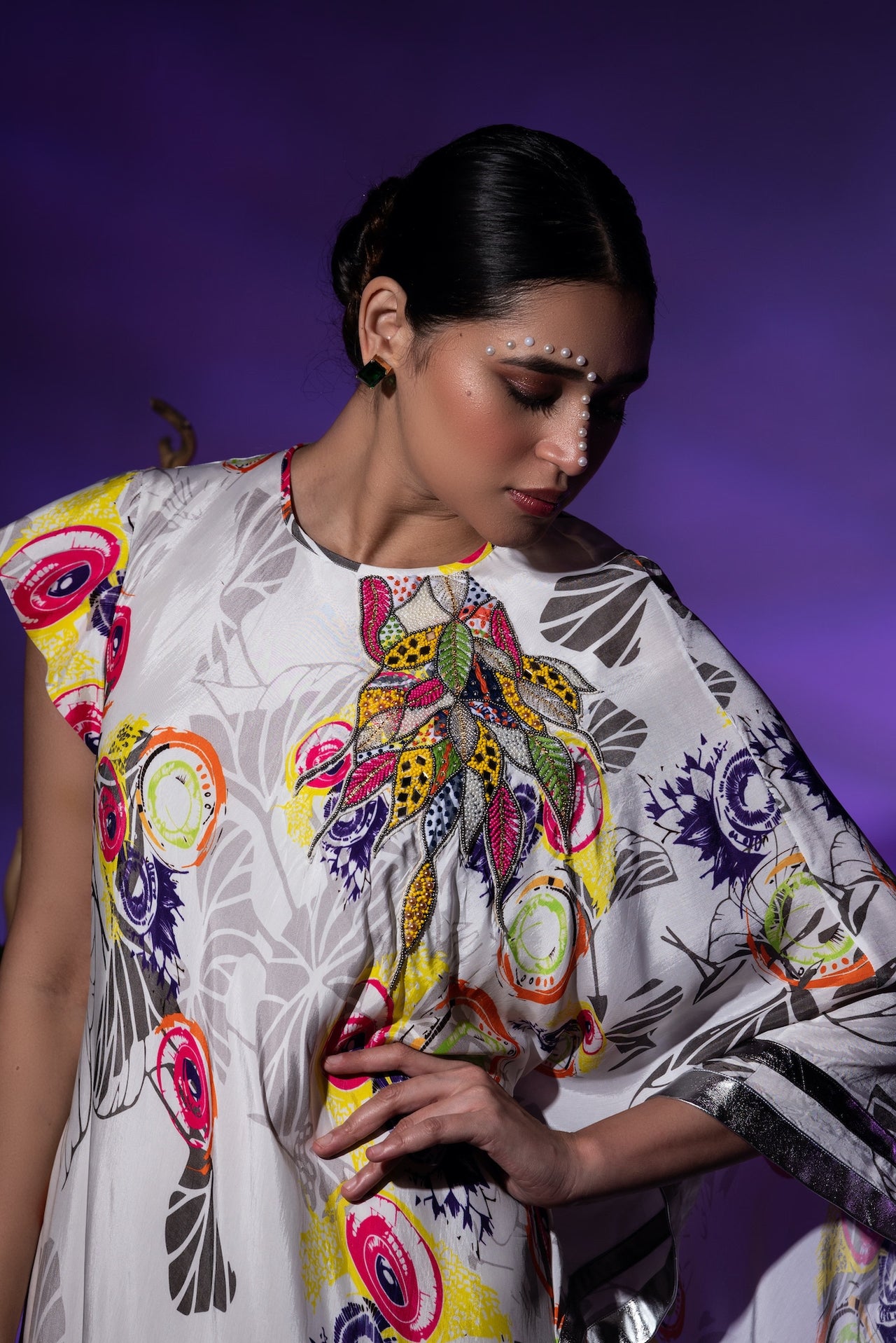 White Printed Jumpsuit