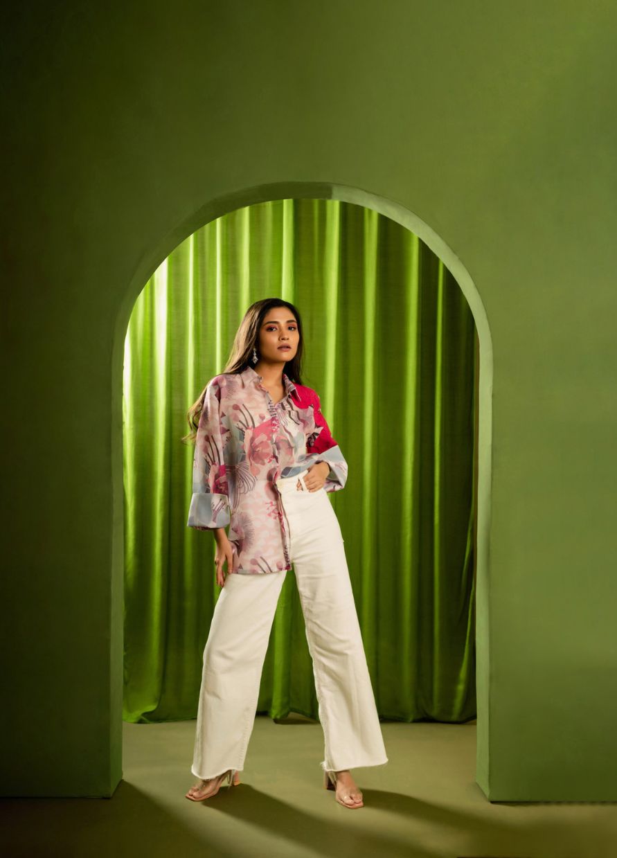 Printed Applique Shirt