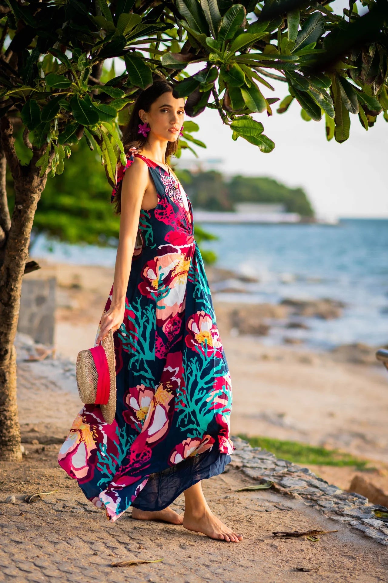 Printed Gown