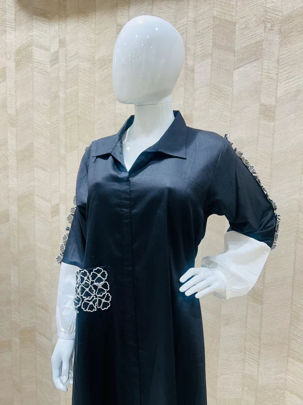 Monotone Bouquet Dress