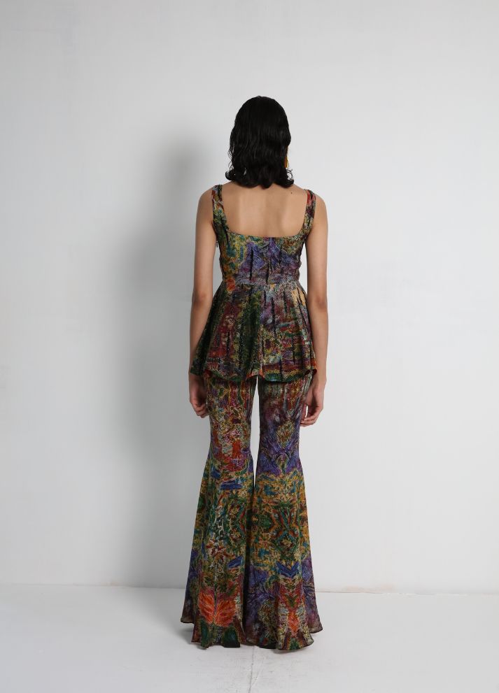 Flared Top with Flared Pants