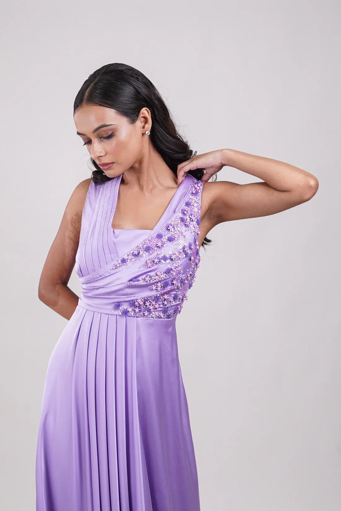 Amethyst Whirl Gown