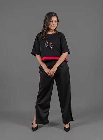 Black pink cord-set