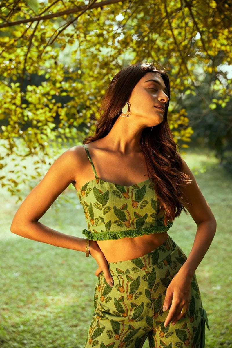 Bush maze bralette Co-Ord Set