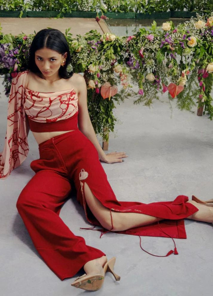 Crimson Pulse Print Set