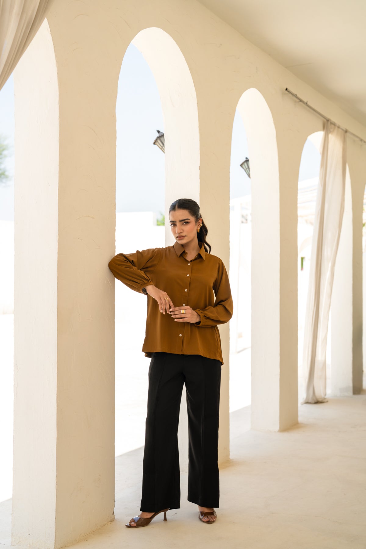 The Pleat-back Shirt
