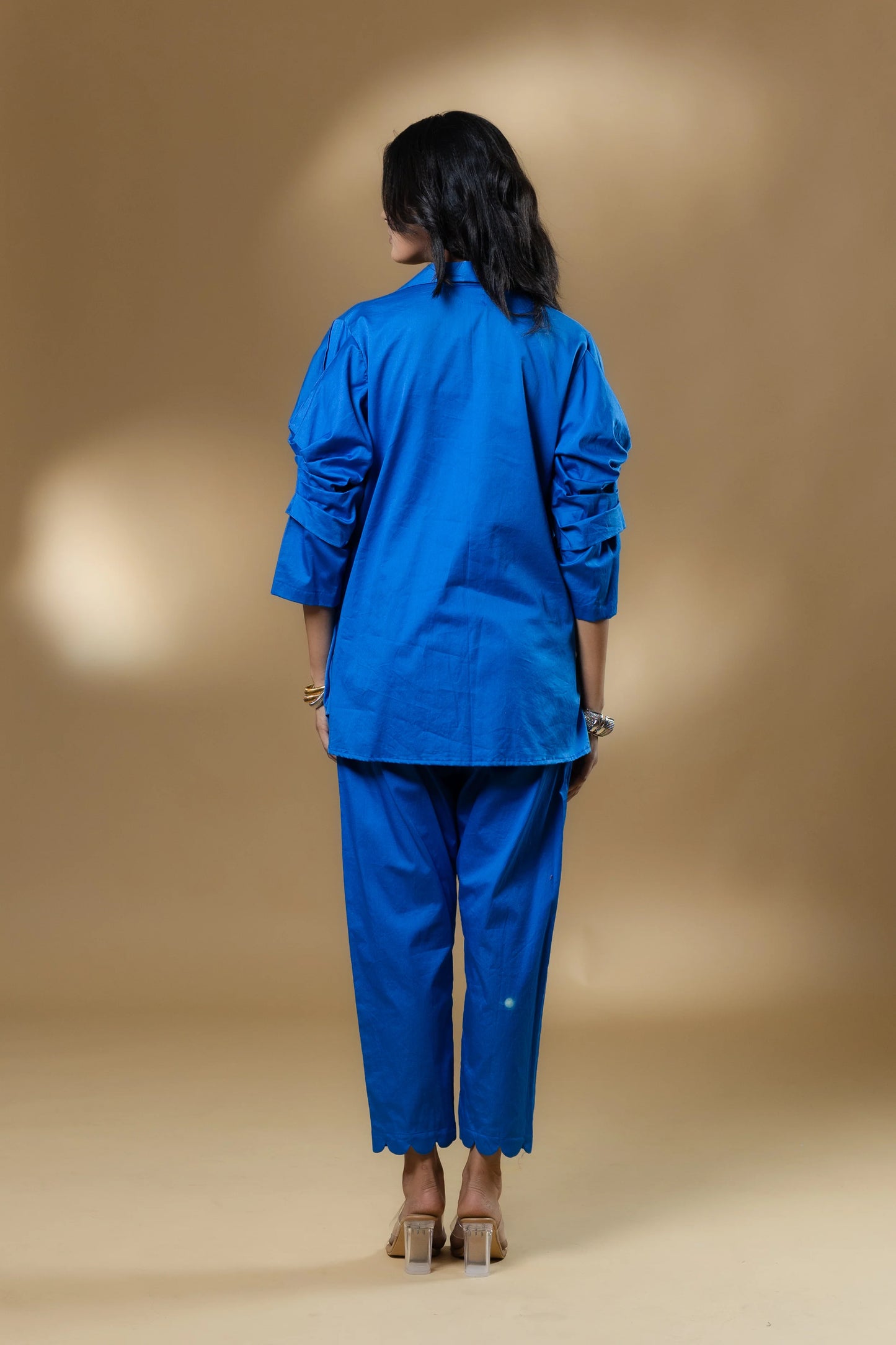 Electric Blue Knotty Co-ord