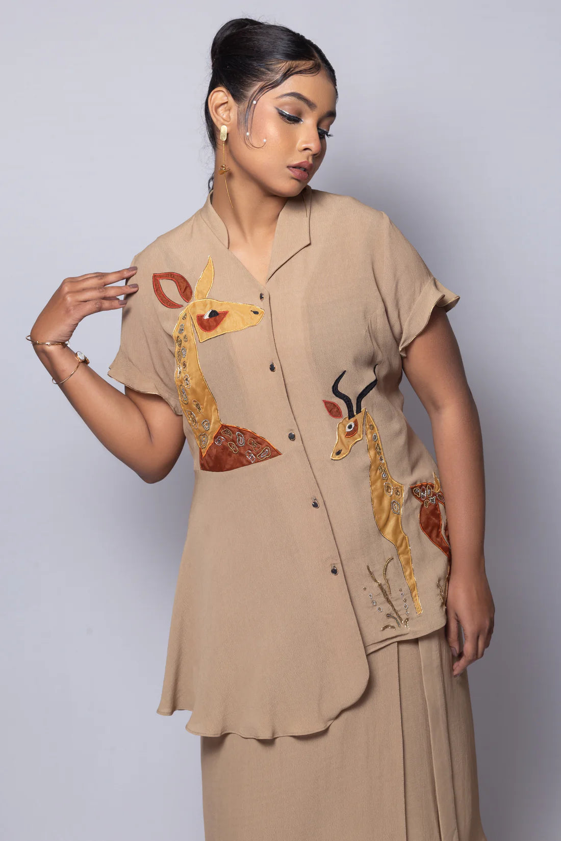 Deer Skirt Set