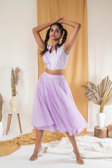 Lavender Lace Top