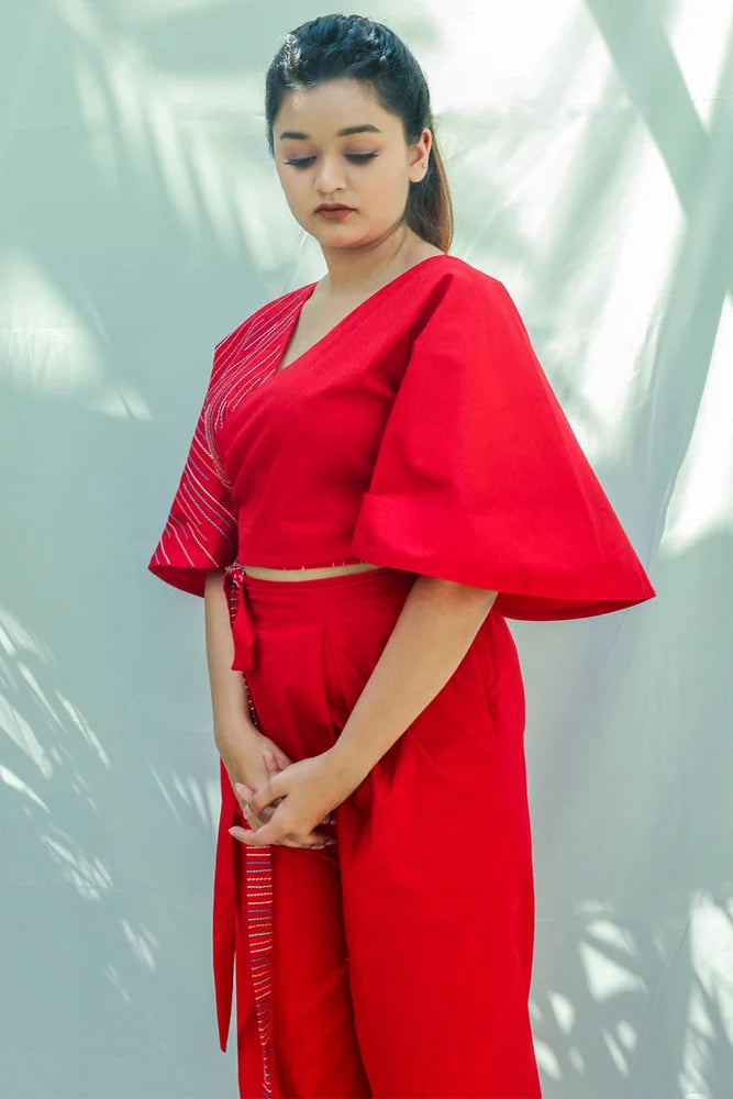 Kefi Overlap Blouse