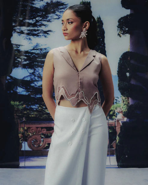 Rosé Reverse Vest Top