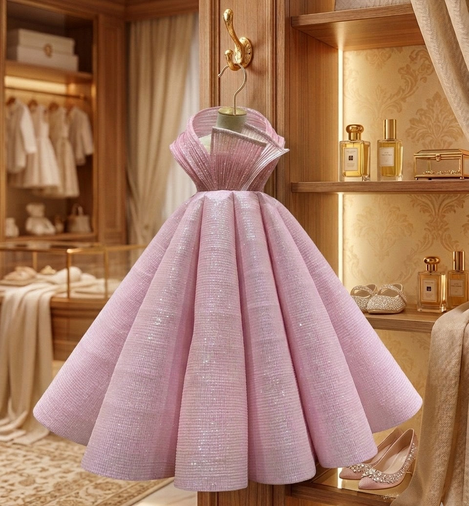 Petal Scallop Dress