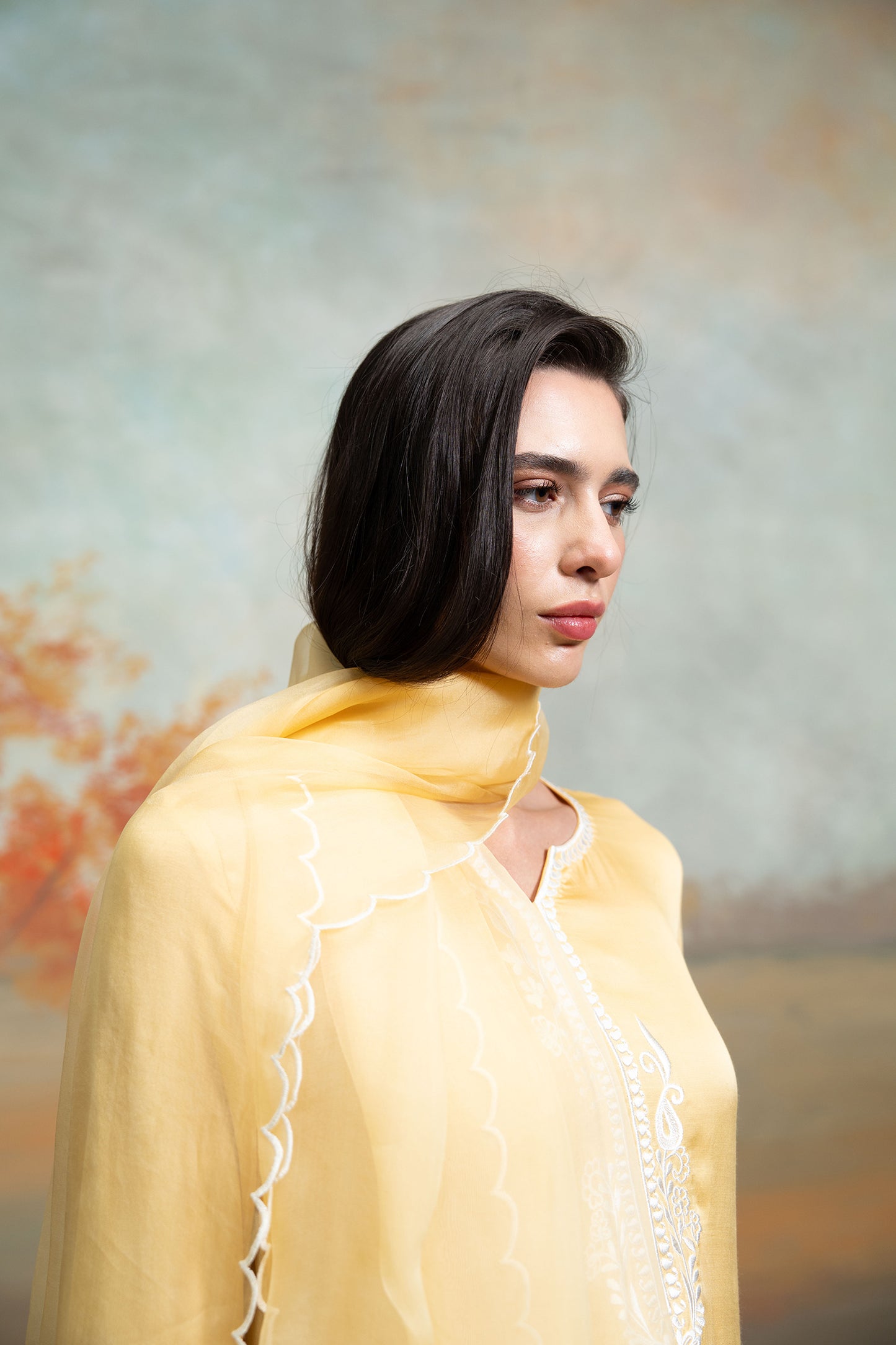 Golden Bloom Kurta Set