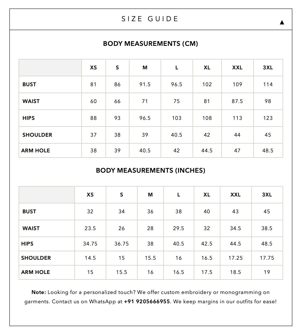 Size Guide
