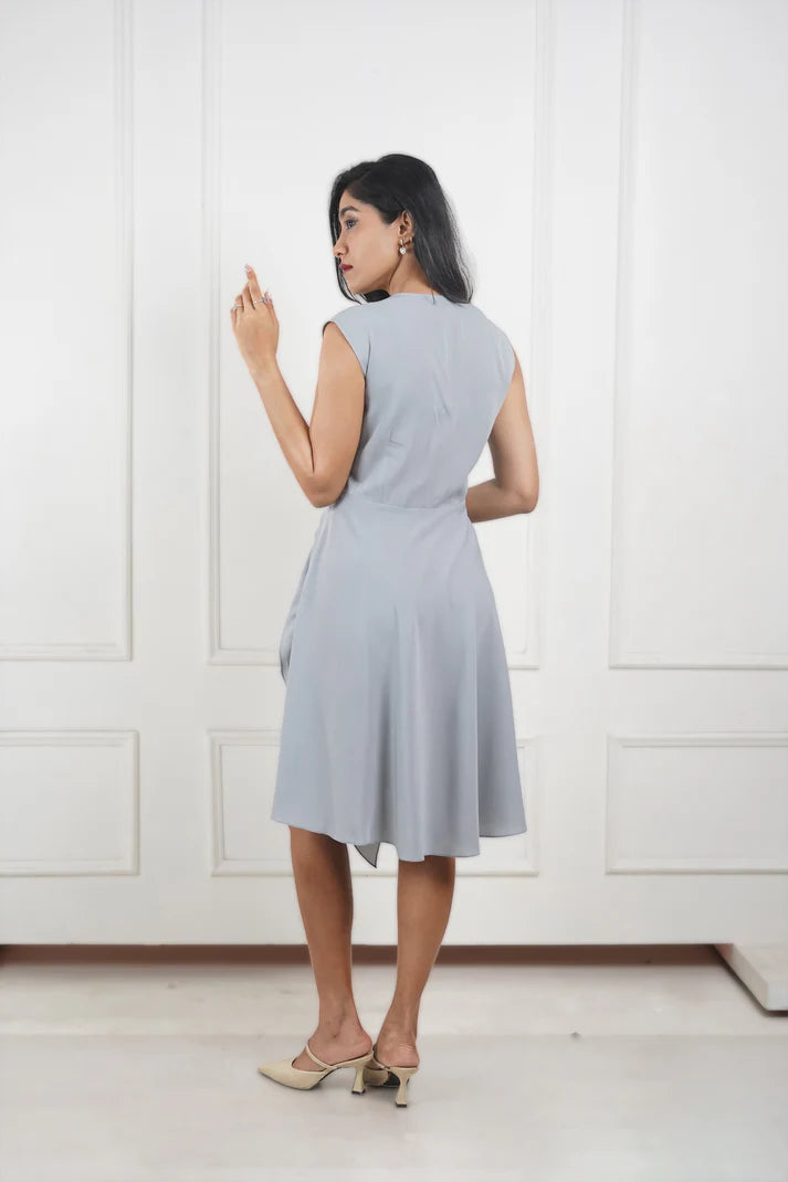 Slate Grace Wrap Dress