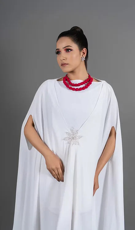 White Kaftan Set