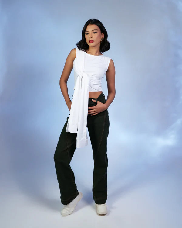 Wrap & Tie Elegance Top