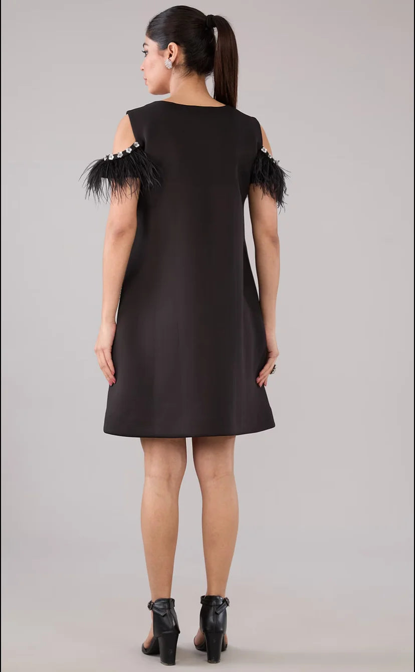 Black Scuba Dress