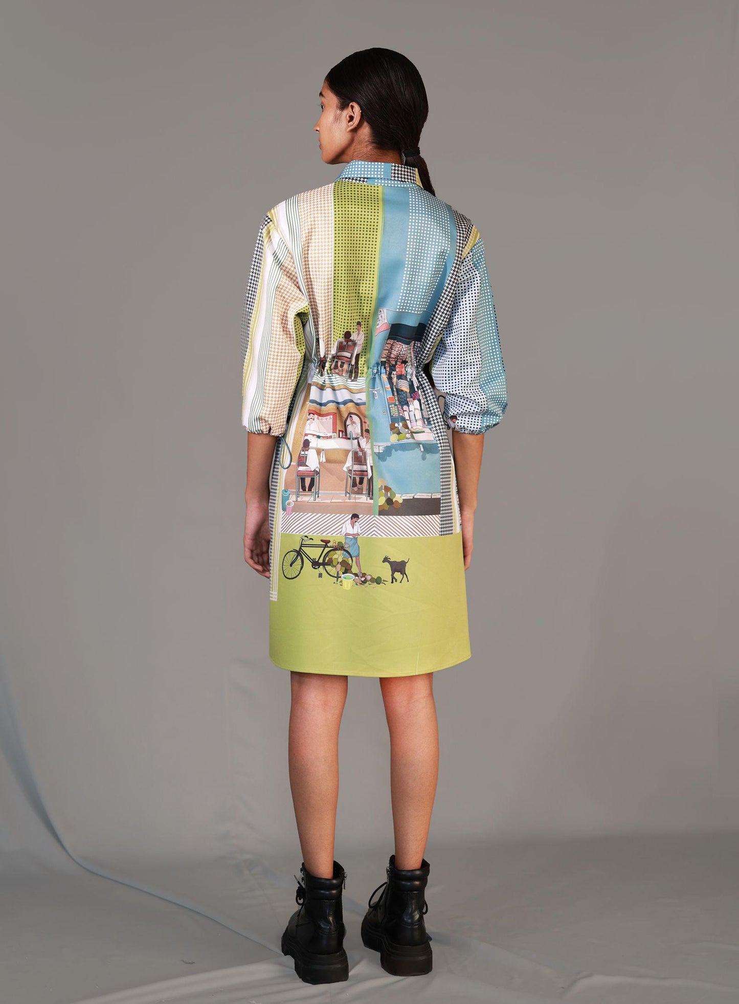 Street Printed Short Dress