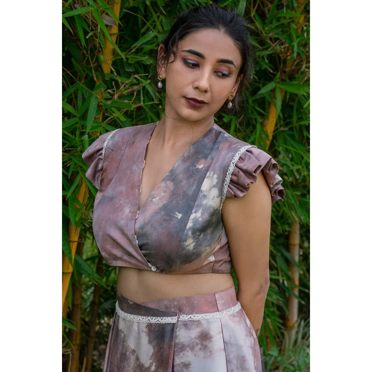 Taite Overlapped Crop Top