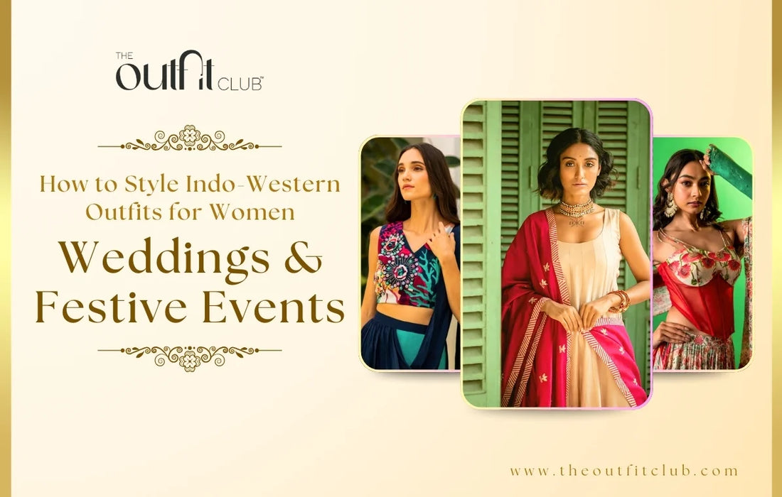 How to Style Indo Western Outfits for Women for Weddings & Festive Events