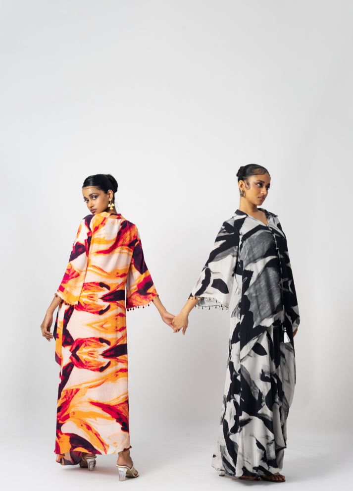Dhoti Drape Dress