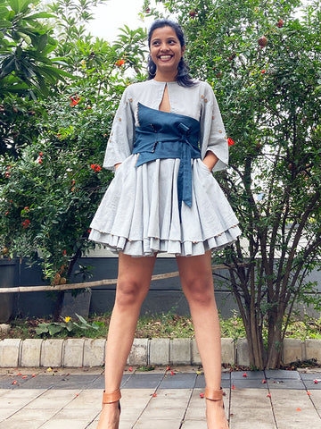 Feisty Misty Short Layered Dress