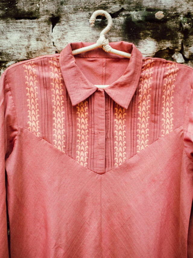 Pleated Yoke Kurti