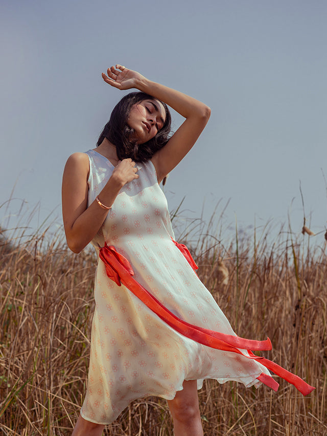 Side Tie-Up Dress