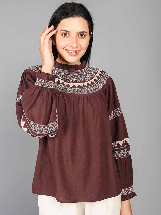 Peasant Style Blouse