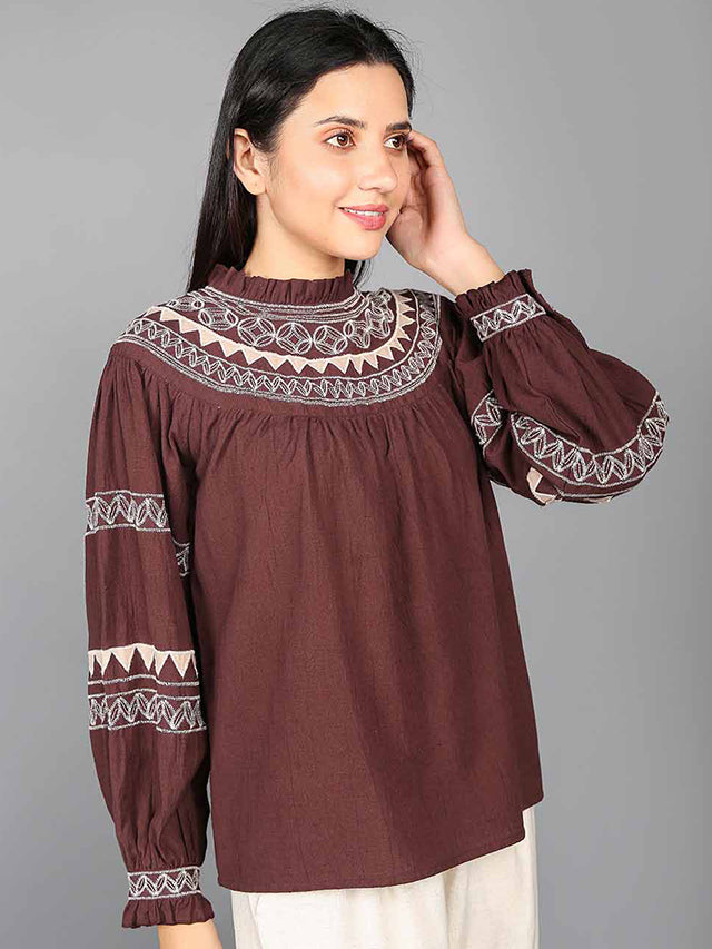 Peasant Style Blouse