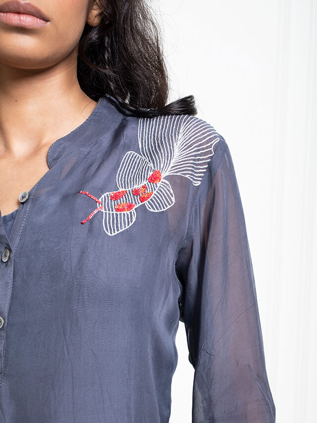 Koi Motif Shirt