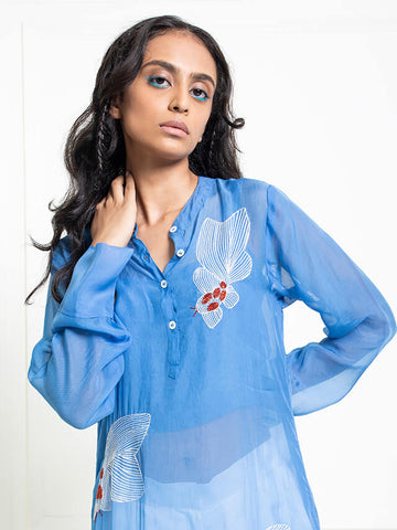Koi Motif Shirt