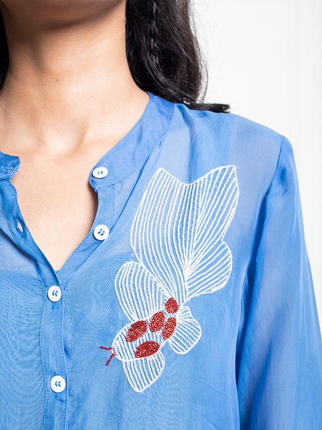 Koi Motif Shirt