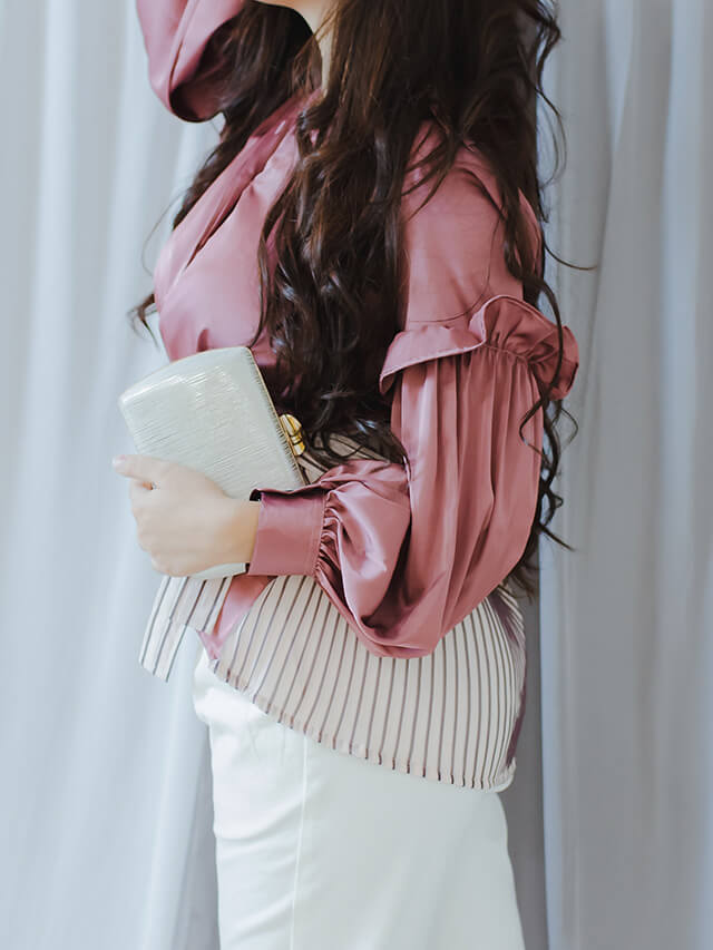 Satin Wrinkle Shirt