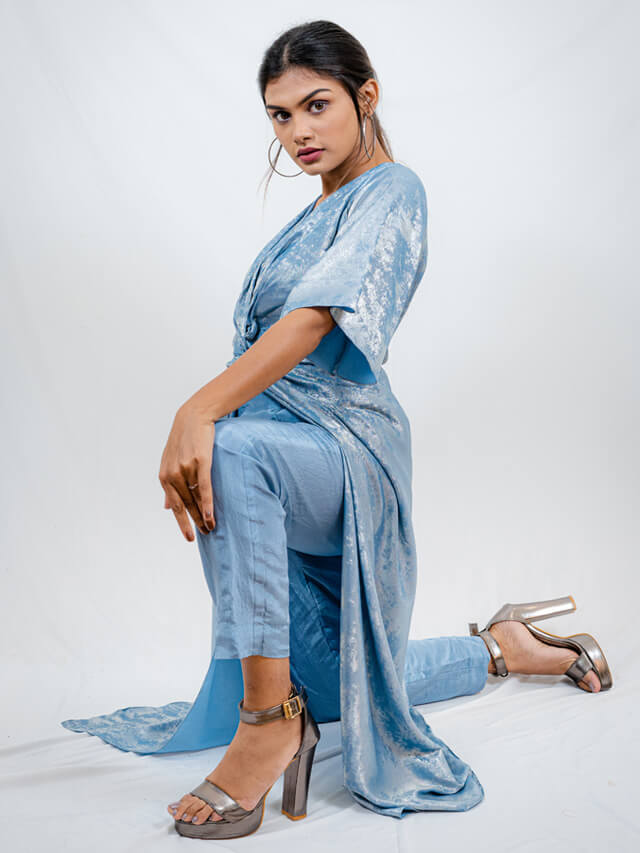 Twisted tunic and pants