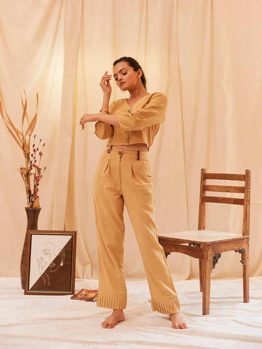 Pale abstract pants