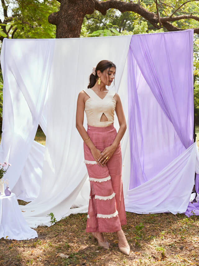 Rose shadow top