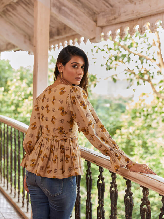 By the maple blouse