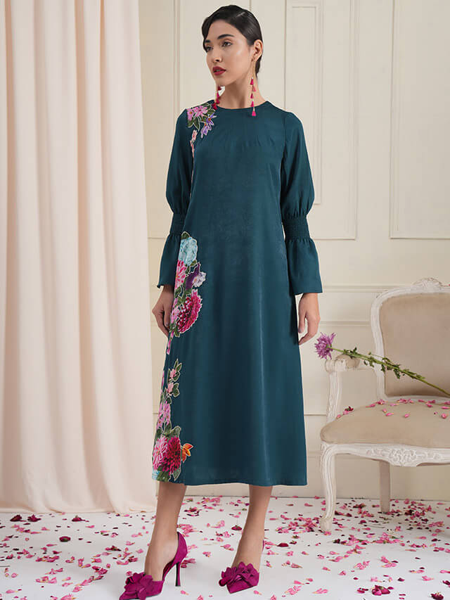 Megan floral gown