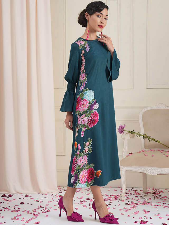 Megan floral gown